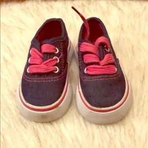 Toddler Girls denim sneakers